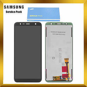 Дисплей Samsung J4+ Galaxy J415 2018 Чорний Black GH97-22582A, оригінал