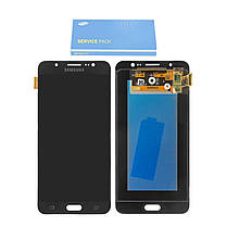 Дисплей Samsung J710 Galaxy J7 з сенсором Чорний Black оригінал , GH97-18855B, фото 2