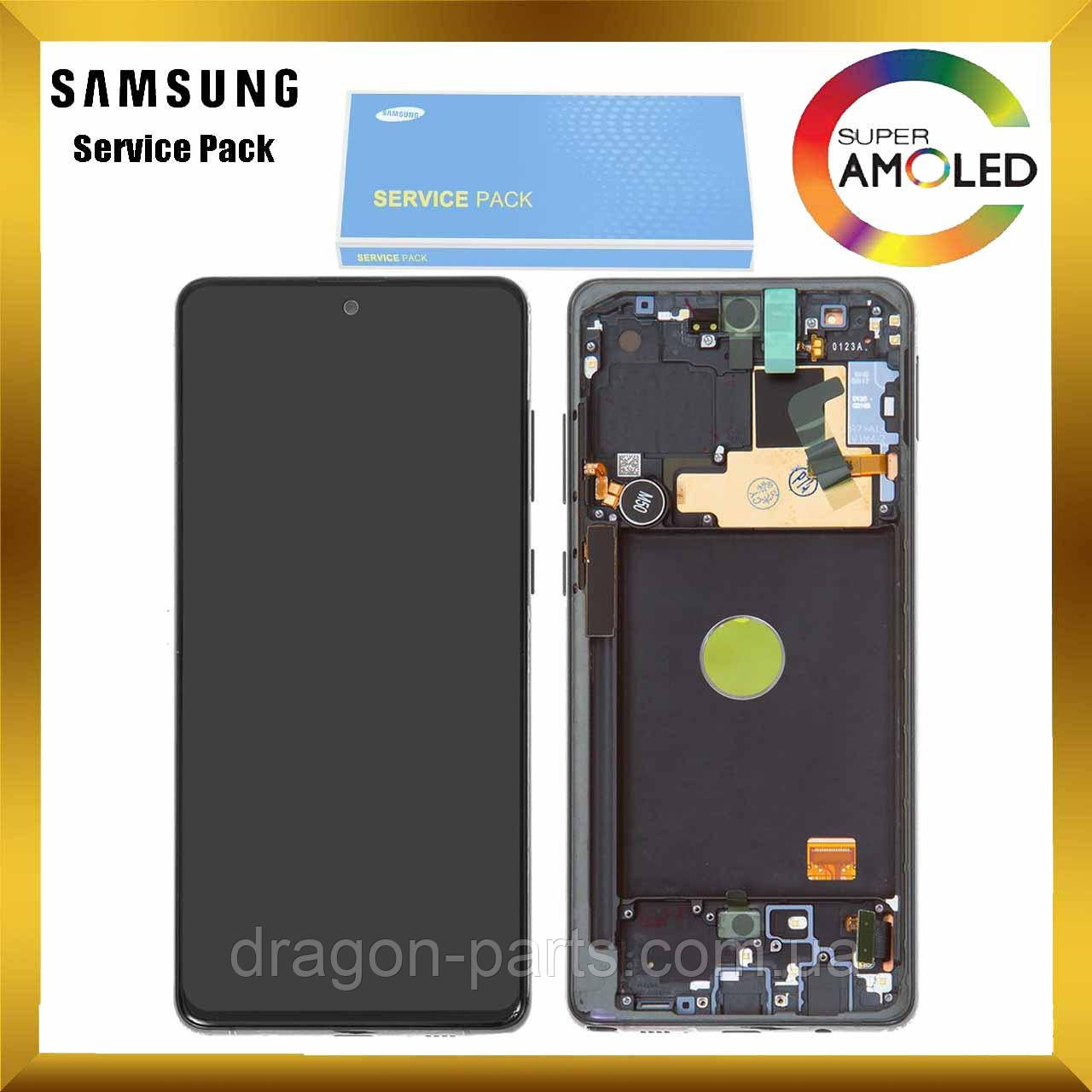 Дисплей Samsung N770 Galaxy Note 10 Lite з сенсором Чорний Black оригінал, GH82-22055A