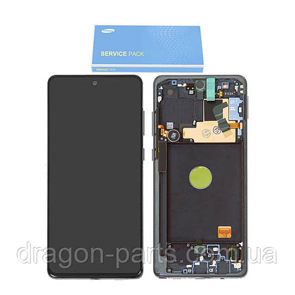 Дисплей Samsung N770 Galaxy Note 10 Lite з сенсором Чорний Black оригінал, GH82-22055A, фото 2