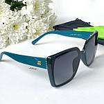 Елегантні сонцезахисні окуляри в зеленій оправі, фото 3