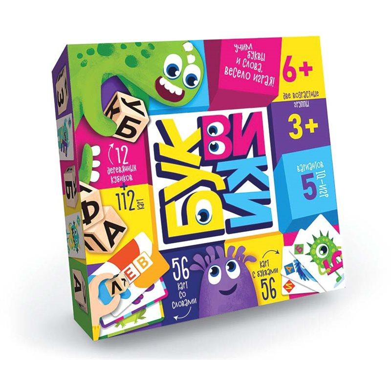 Гра навчальна Danko toys Буквики (укр) арт.G-BU-01U, фото 1