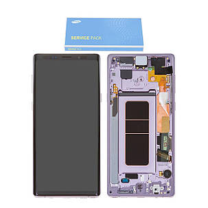 Дисплей Samsung N960 Galaxy Note 9 з сенсором Фіолетовий Lavender Purple оригінал, GH97-22269E, фото 2