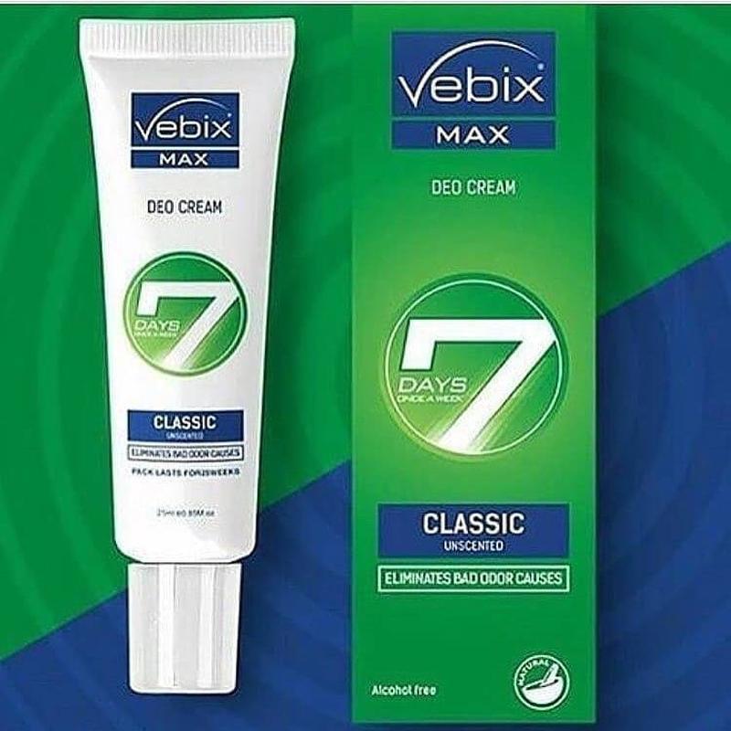 Дезодорант VEBIX Deo Cream Max 7 Classic Days Єгипетська 25 мл вебкс