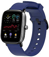 Силиконовый ремешок Like для Amazfit GTS 2 mini Dark Blue