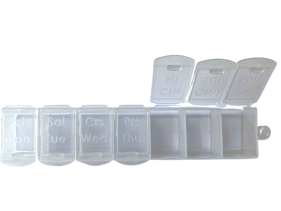 Органайзер для таблеток (таблетниця) на 7 секцій, Irak Plastik, фото 1