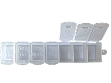 Органайзер для таблеток (таблетниця) на 7 секцій, Irak Plastik