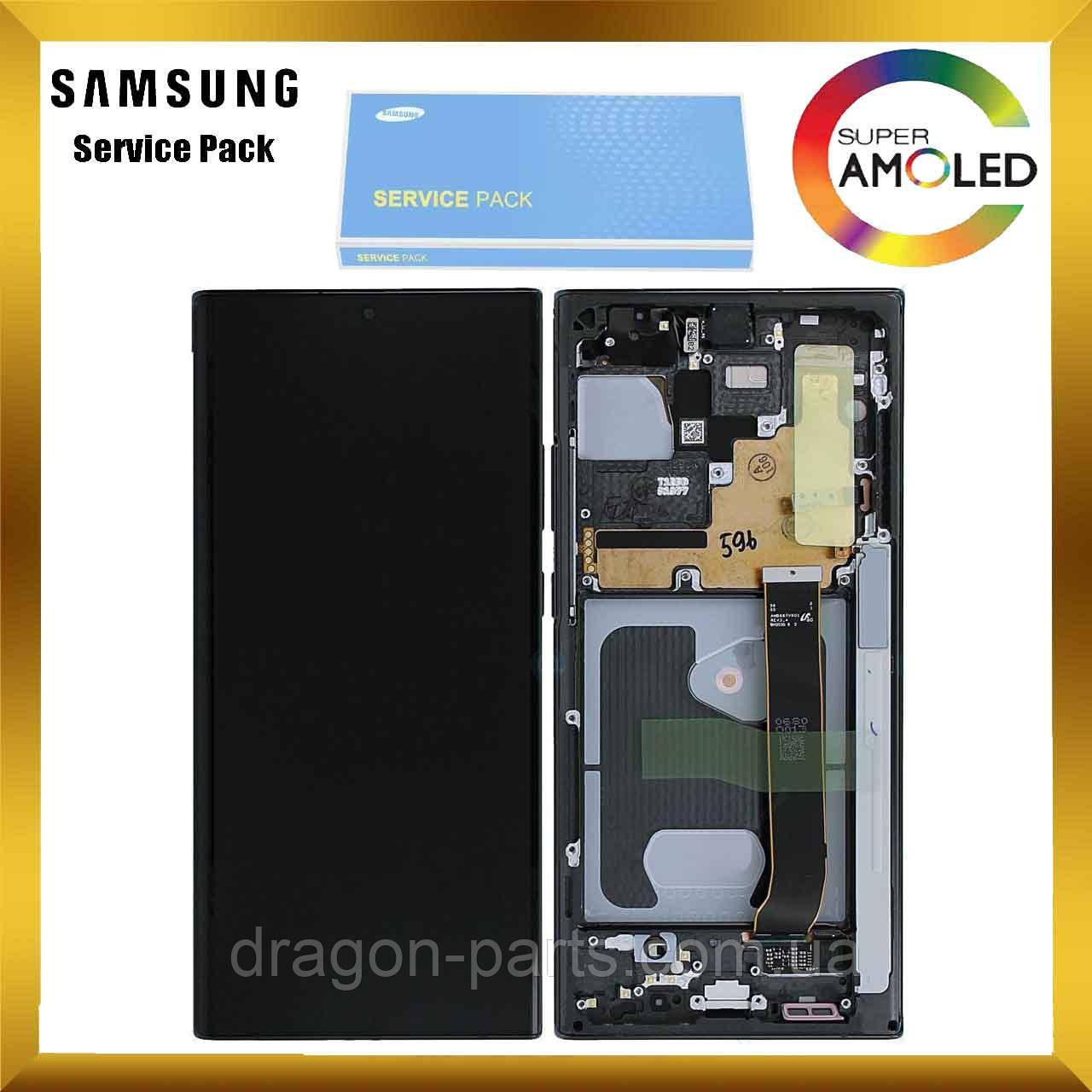 Дисплей Samsung N985 Galaxy Note 20 Ultra з сенсором Чорний Black оригінал, GH82-23495A