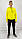 Кофта двунитка жовтого кольору з капюшоном та карманом S,M,L,XL,XXL, фото 3