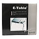 Складаний столик - підставка для ноутбука E-Table трансформер з охолодженням під ноутбук столик з вентиляцією, Білий, фото 7