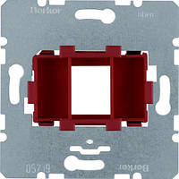 Опорная пластина для модулей Keystone одинарная с красной вставкой S.1 Berker 454001(Германия). Получи скидку!