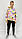 Кофта двунитка прінт тай-дай Весна з капюшоном та карманом S,M,L,XL,XXL, фото 3