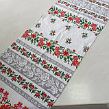 Весільний рушник український з трояндами 42х150 см, фото 4