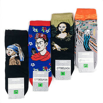 Шкарпетки з картинами художників жіночі Montebello Фріда Кало
