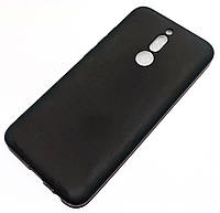 Чехол для Xiaomi Redmi 8 силиконовый матовый черный Case Silicone Matte Ultra Slim