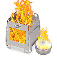 Щепочниця + спиртовий пальник з титану LIXADA + чохол