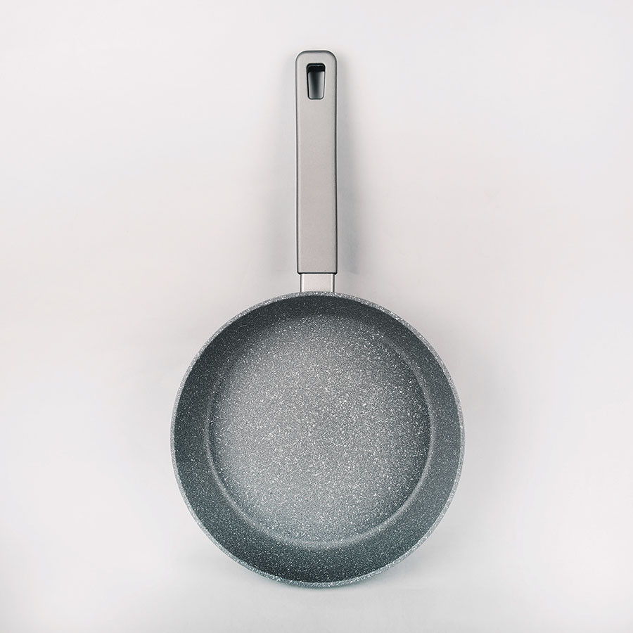 Сковорода-сотейник MAESTRO Granit 20 см Колір сірий 1201-20NEWм, фото 1