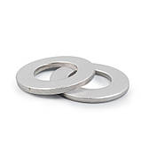 Шайба плоска M6 DIN 125 вузька оцинкована 250 шт, фото 2