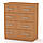 Комод 4Б Бук Компанит 72х39х85 см, БЕЗКОШТОВНА ДОСТАВКА в точку видачі Rozetka, фото 3