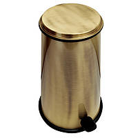 Відро для сміття бронза з педаллю 5 л Migliore Mirella 21957