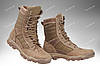Тактичні демісезонні берци / армійське міжсезонне шкіряне взуття INFERNO Desert (coyote), фото 2