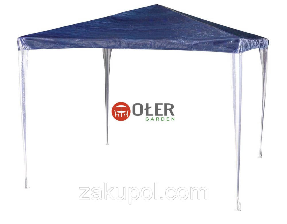 Садовий павільйон 3х3м OLER синій шатер без стінок