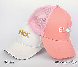 Бейсболка Black чорний + золото, фото 5