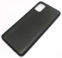Чохол для Samsung Galaxy A51 A515F силіконовий чорний матовий Case Silicone Matte Ultra Slim