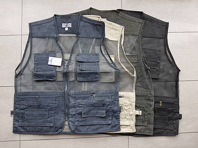 Жилетка літня в сітку 46-48 у роздріб