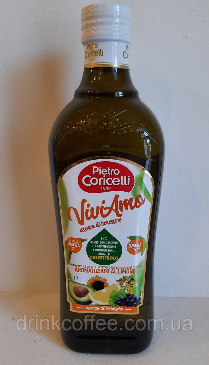 Олія Pietro Coricelli ViviAmo omega 6 Італія з лимоном 1 л