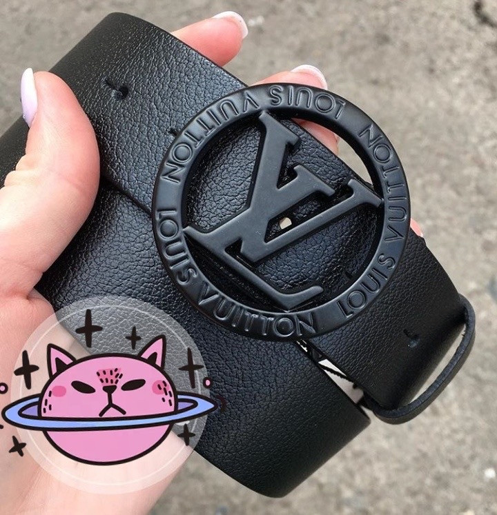 Ремінь шкіряний Louis Vuitton Луї Віттон, brown