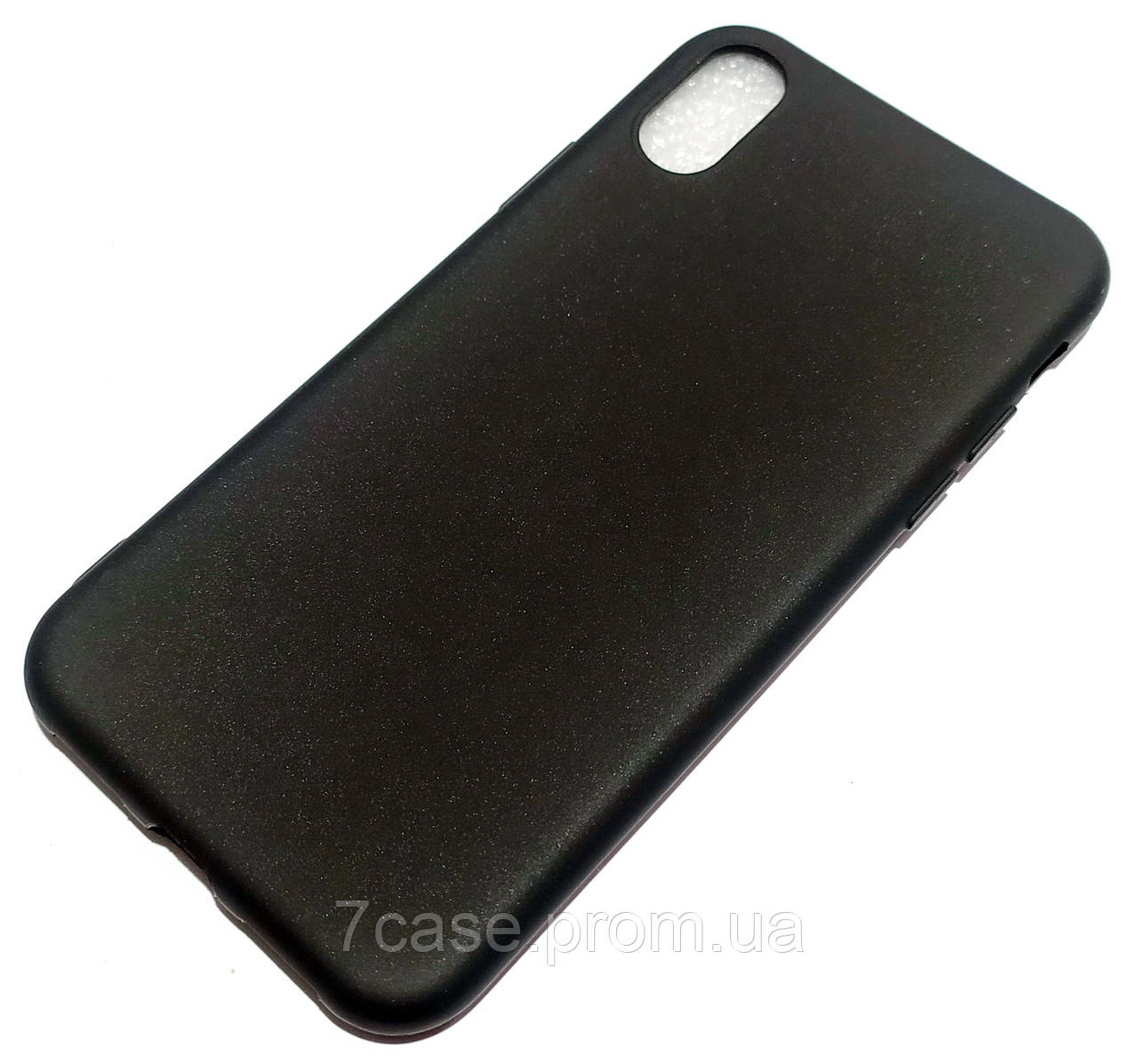 Чохол для iPhone X/XS силіконовий чорний матовий Case Silicone Matte Ultra Slim