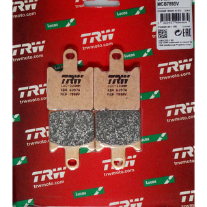 Мотоколодки TRW MCB789SV аналог BREMBO 07KA28SA / FERODO FDB2220ST / EBC FA417/4 /Braking 927CM55 /SBS 838, фото 1