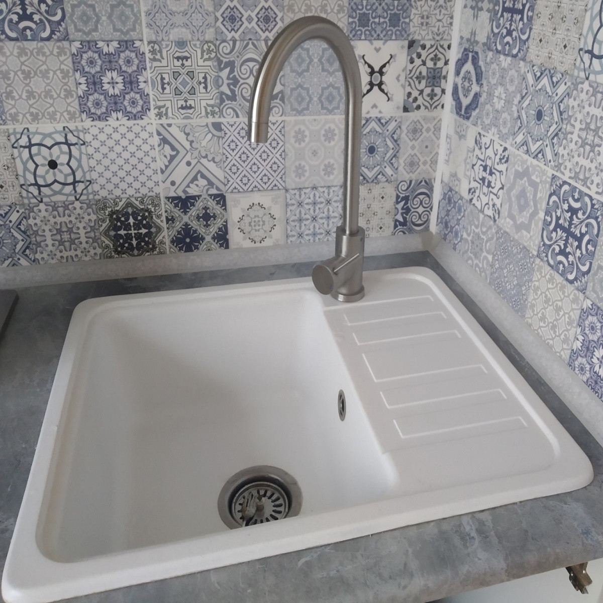 Гранитная мойка Valetti Europe модель №9 белая 5746: продажа, цена в ...