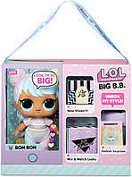Лялька Лол Бон-Бон L.O.L. Surprise! Big BB Doll Bon Bon LOL Big Baby Ігровий набір з мега-лялькою 573050 Оригінал