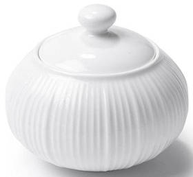 Цукорниця порцеляновий 250 мл ELEGANCE WHITE Fissman 9352 - MegaLavka