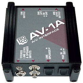 Стерео директ бокс ProCo AV-1A Audio/Video Interface (Б/У)