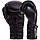 Рукавиці боксерські шкіряні UFC PRO Prem Lace Up UHK-75044 12 унцій чорний, фото 3