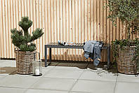 Лавка садова чорна 120 см, Артвуд (штучне дерево) hotdeal, фото 5