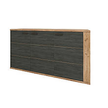 Комод Адель 3Д дуб крафт табако/північне дерево Сокме