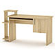 Стіл комп'ютерний 142х60х75/87 см. Колір Ательє світлий, СКМ-3, фото 4