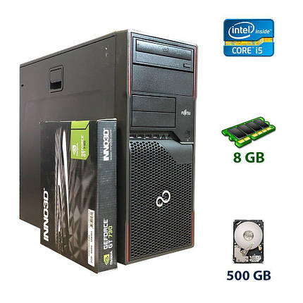 Fujitsu Esprimo P710 E85+ Tower / Intel Core i5-3350P (4 ядра по 3.1 — 3.3 GHz) / 8 GB DDR3 / 500 GB HDD /, фото 1