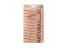 Олівці кольорові Marco Jumbo 12 кольорів (кедр) Natural - Cedarlite арт.6400-12