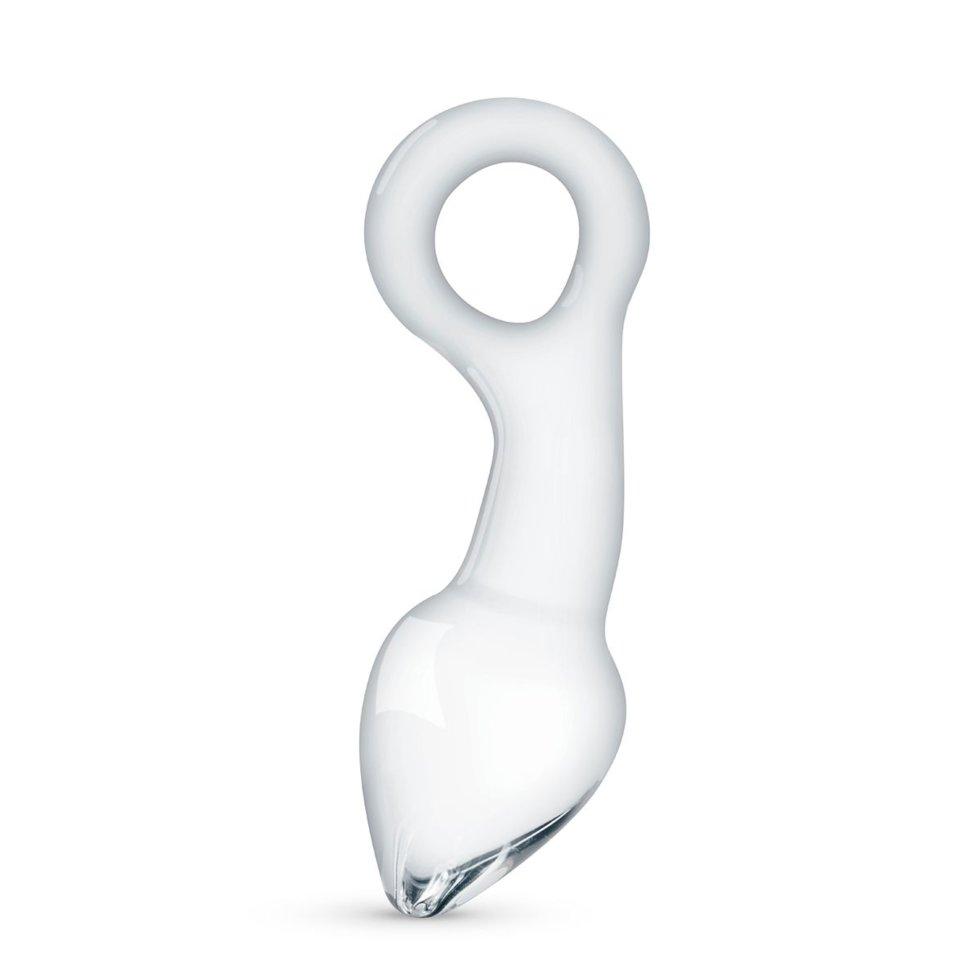 Анальний прозорий затор Gildo Glass Prostate Plug No. 13 см