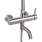 Душова система LIDZ із верхнім душем нержавіюча сталь сатин LDARI1031NKS34933, фото 2