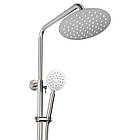 Душова система LIDZ із верхнім душем нержавіюча сталь сатин LDARI1031NKS34933, фото 5