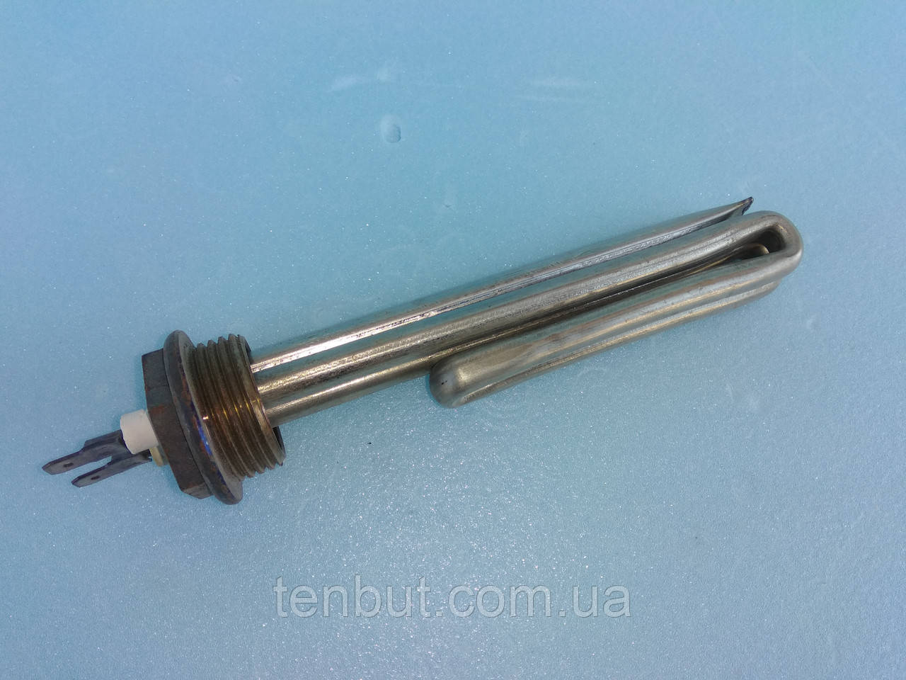 Автотен для підігрівання тосолу 220 В./1.0 кВт. / 1" дюйм різі/L-160 мм. з неіржавкої сталі. Україна, фото 1