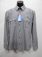 Мужская рубашка с длинным рукавом Jack&Jones оригинал р.50 021ДР (только в указанном размере, только 1 шт)