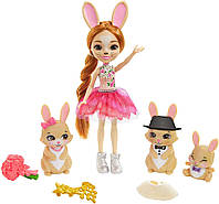 Игровой набор Энчантималс Семья кролика Бристал Royal Enchantimals Family Toy Set Brystal Bunny Doll