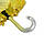 Дитяча прозора парасоля-тростина з ажурним принтом від SL, жовта, 018102-4, фото 5